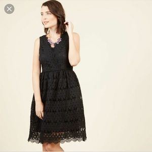 Liza Lux Black Lace Dress